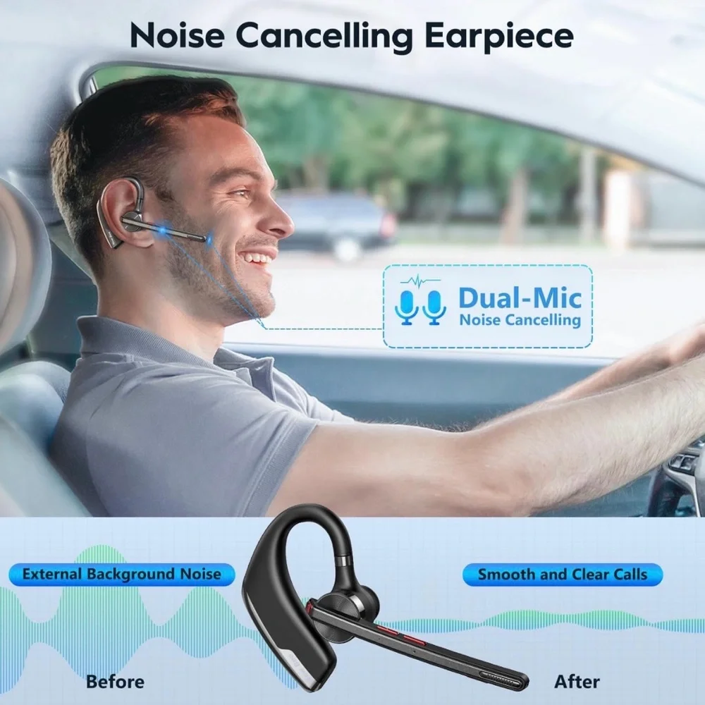 New Bee M50 Bluetooth Headset Black